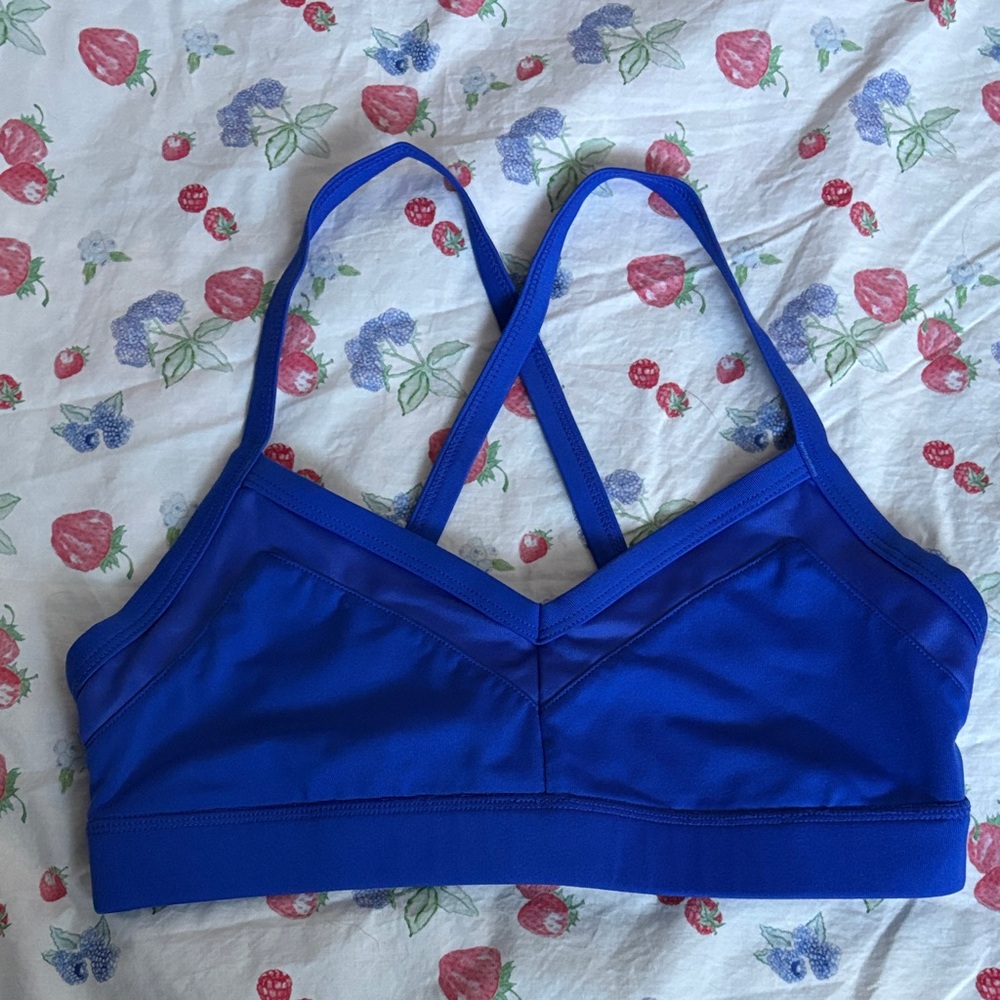 ALO Yoga Royal Blue Sports Bra